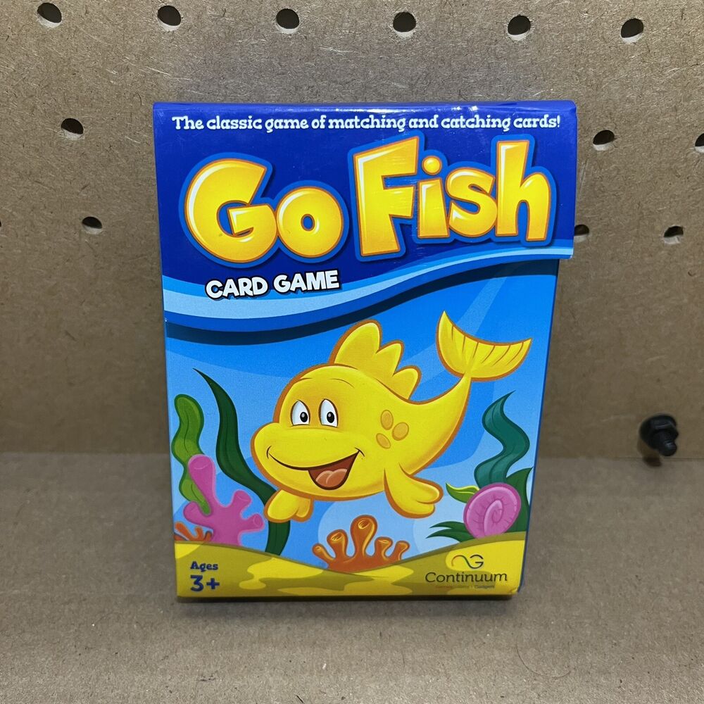 Continuum Games Go Fish Classic Card Game Fun for Children Age 3 and Up - NEW