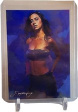 Jennifer Love Hewitt Limited Ed. Card 8 #37/50 Signed Auto by Edward Vela W/Top