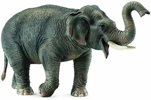 ANIMALI ANIMALS WILD LIFE COLLECTA ASIAN ELEPHANT ELEFANTE ASIATICO 88486 - Foto 1 di 1