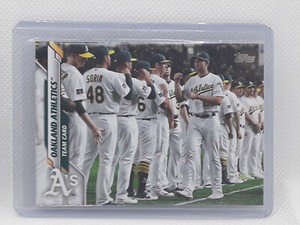 Oakland A's Team Card 2020 Topps Series One Baseball - #73 - Oakland Athletics