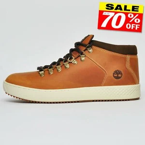 Timberland Cityroam Alpine Cuero Hombre Diseñador Chukka Botas Cordones Marrón - Imagen 1 de 5