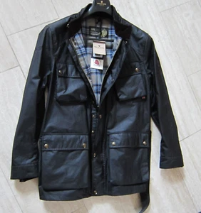 Belstaff TrialMaster Professional Jacke gewachste Baumwolle schwarz Gr 56 -NEU- - Bild 1 von 14