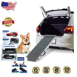 Weather-Resistant Folding Dog Ramp with High Traction for Small and Large Dogs - Picture 1 of 8