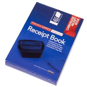 1 x A6 Carbonless Duplicate Book Payment "With Thanks" Cash Invoice Receipt Pad - Picture 1 of 3