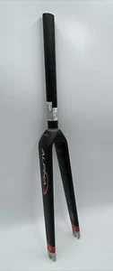 Horquilla de carbono mate Alpha-Q TS-20 Aero 700c 1-1/8" 290 mm dirección rastrillo 43 mm - Imagen 1 de 19