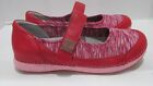 Alegria Leather And Neoprene Slip-On Mary Janes - Gem Red Size Eu 39 Us 9