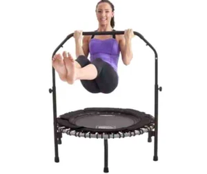 Heimsport Trampolin mit Griff Kinder Erwachsene Jumping Gym Fitness Rebound Safe - Bild 1 von 4