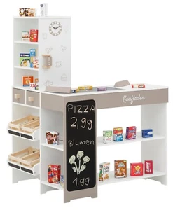 Tanner Kaufladen SUPERMARKT Spielzeug aus Holz ab 3 Jahren 67x95x53cm - Bild 1 von 12