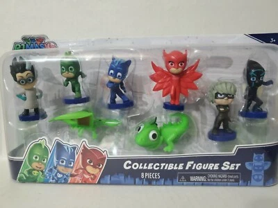 PJ MASKS 8 Pcs Collectible Figure Set NIB Disney  Foto 1 de 4