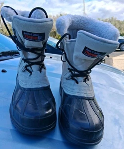 Thermolite Snow Boots Women's Size 8 Leather Upper Performance Insulation - Picture 1 of 15