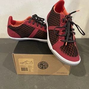 Plae Voltage Red 5.5 Men’s 7 Women’s Leather Lace Up Low Top Sneakers Unisex - Bild 1 von 16