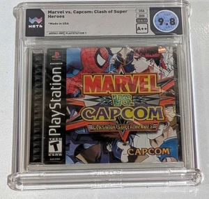 Marvel Vs Capcom Clash Super Heroes sony PLAYSTATION PS1 Sealed Nuovo Wata 9.8 A - Picture 1 of 2