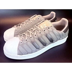 Adidas Superstar Xeno Superstar Grey Silver Snake 80's Mens sneakers size 10 - Picture 1 of 9