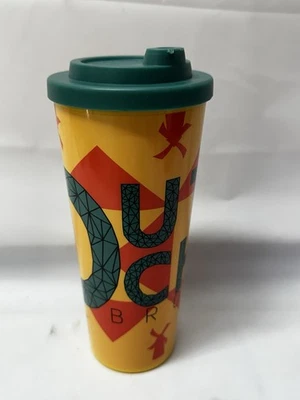 Vaso de viaje de café Dutch Bros 20 oz logotipo geométrico gráfico taza de plástico Foto 1 de 4