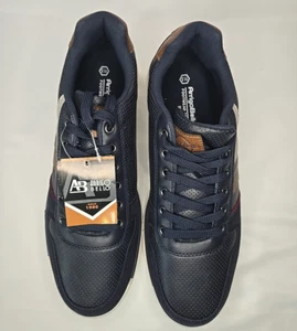 Zapatos informales Arrigo Bello para hombre zapatillas bajas de cuero talla 11,5 - Imagen 1 de 9