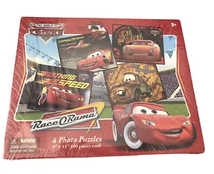 The World of Cars Race O'Rama 4 Fotopuzzles 9""x 11"" Blitz im Ruhestand McQueen - Bild 1 von 2