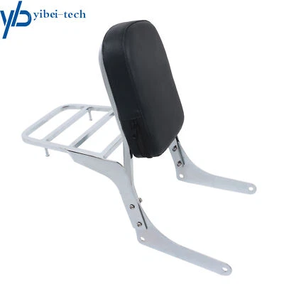 Passenger Backrest Sissy Bar with Luggage Rack For Honda Rebel 250 CMX250 CA250 - Image 1 of 4