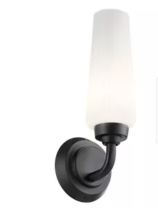 Kichler Lighting 55073BK Truby 1 Light 4.5 inch Black Wall Sconce Wall Light - Picture 1 of 4
