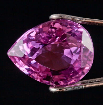 Natural Pink AAA Loose Pear Sapphire W/ GIA Gemstone Report 2.92ct - Image 1 of 4