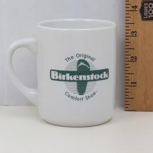 Vintage Birkenstock Coffee Mug Cup Advertising Retro Sandal Company - Picture 1 of 4