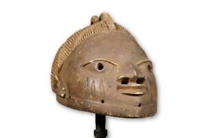 Yoruba afrikanische Gelede-Maske 11,5" Länge mit Ständer - Nigeria
