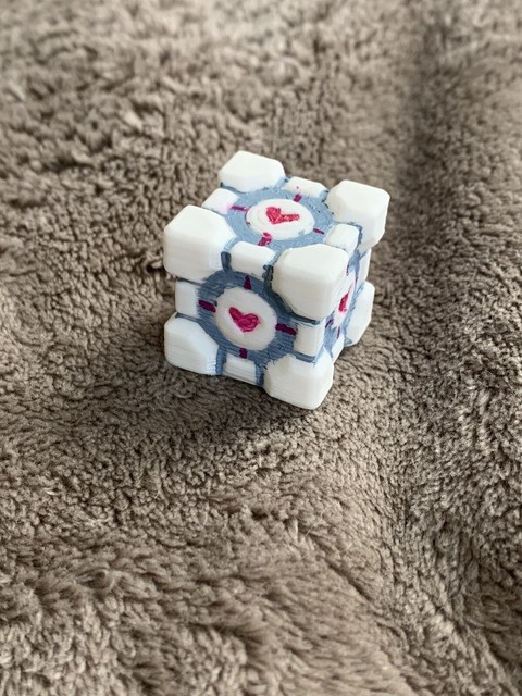 Portal Companion Cube Gift & Ring Box