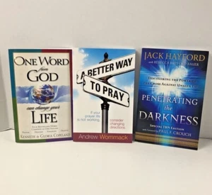 Christian Book Lot of 3 Books On Prayer  - Picture 1 of 9