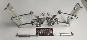 Kit de bisagras de capó de aluminio Billet lado izquierdo y derecho para Ford Mustang 1967-1969 - Imagen 1 de 2