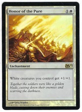 1x Honor of the Pure Foil M12 NM MTG Magic