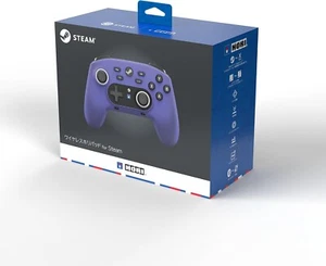 HORI Wireless Controller for Steam PC/Deck Luminous Violet Bluetooth New HPC-068 - Picture 1 of 9