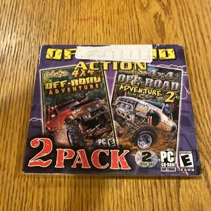 Cabelas 4x4 Off-Road Adventure 1 & 2 (2Games) Windows 95/98/ME Sealed 2003 Vtg - Picture 1 of 4