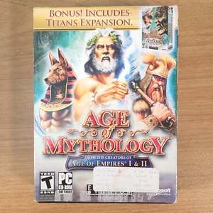 VINTAGE Age of Mythology PC Big Box Game BONUS TITANS EXPANSION - Bild 1 von 3