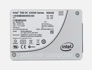 Intel 800GB SSD MLC Nand tb - Warranty 1 Year - Picture 1 of 2