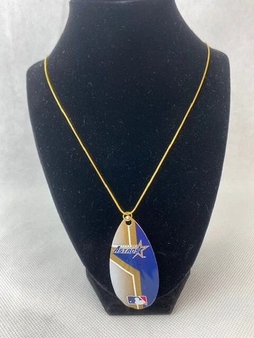 MLB Houston Astros Vintage Teardrop Spinner Necklace Cover