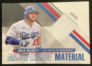 Max Muncy 2024 Topps Series 1 Major League Material Relic #MLM-MMU - Imagen 1 de 2