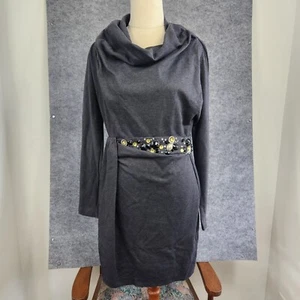 Alexander McQueen Dress Womens Size 40 AU 8 Grey Bead Bejewelled Party Event - Picture 1 of 13