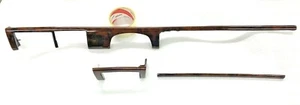 For Mercedes W126 C126 Walnut Dash Trim Set of 3 Pcs SE SEL SEC With Airbag - Picture 1 of 4