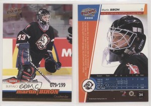 1999-00 Pacific Gold /199 Martin Biron #34
