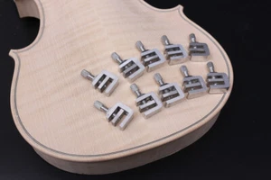 5 piezas Violín Viola Hacer Herramientas Pegamento Violín Lateral Madera Borde Abrazadera Tamaño Ajustable - Imagen 1 de 6