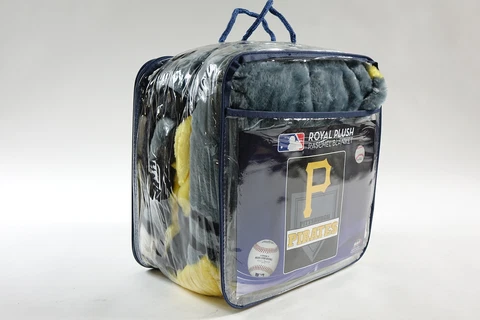 Pittsburgh Pirates 60'' x 80'' Royal Plush Raschel Throw Blanket - Super Soft Cover