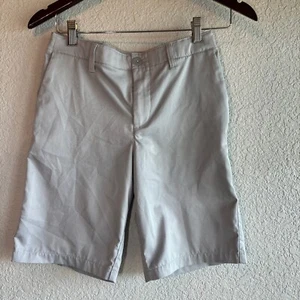 Under Armour Golf Shorts Flat Front Lightweight Gray youth boys Size 14 - Picture 1 of 6