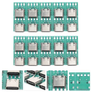 20 Pcs USB C-type Splitter Board Female Connector Pcb Connectors - Picture 1 of 12