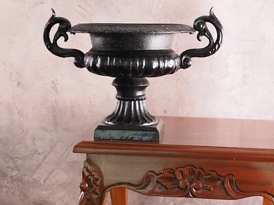 Blumentopf Amphore aus Gusseisen – 7 kg Nostalgischer Pflanztopf im Antik Stil - Bild 1 von 4