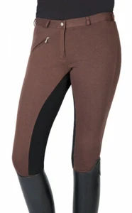 Pfiff Reithose Vollbesatz Damen Thea braun schwarz 36 /38 Neuware Vollbesatzhose - Bild 1 von 6