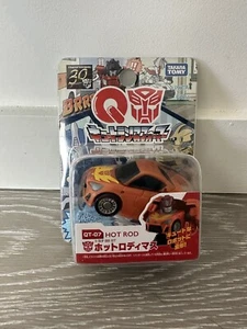 Authentic Takara Tomy Transformer G1 Choro-Q QT-07 HOT ROD 30th Anniversary New - Picture 1 of 2