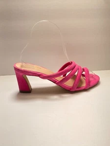 Cole Haan Womens Adella Hot Pink Leather Heels sz 7.5 - Picture 1 of 7