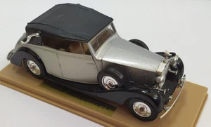 SOLIDO AGE D'OR 1:43 AUTO DIE CAST ROLLS ROYCE 1939 ARGENTO E NERO ART 46 - Foto 1 di 4