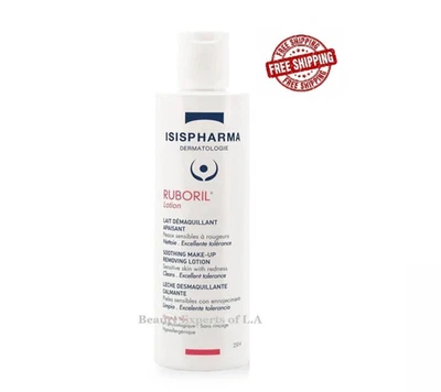 Isispharma Ruboril Loción Limpiador Desmaquillante Calmante 250 ml EXP 02/2028 Foto 1 de 3