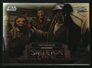 2025 Topps Chrome Star Wars Captain Silvo Skeleton Crew #SC-1 - Imagen 1 de 2