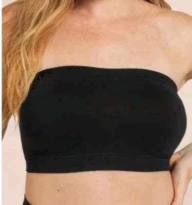 Truekind Black Size Medium Convertible Bandeau Wireless Bra Bralette #156403 NWT - Image 1 of 3